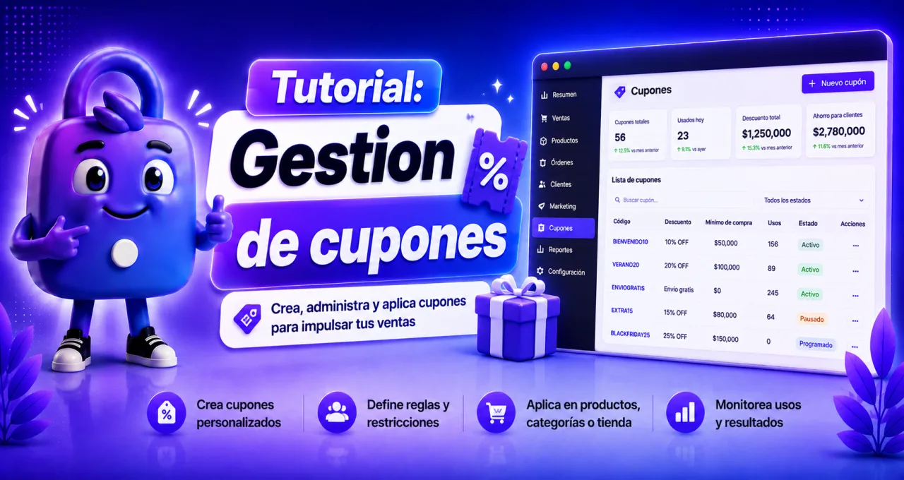 Tuturial: Gestion de cupones